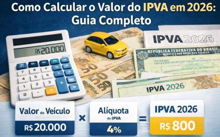 Como Calcular o Valor do IPVA em 2026: Guia Completo